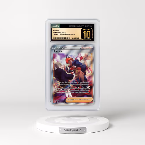 2022 Crown Zenith #GG65/GG70 Raihan (CGC 10 PRISTINE)