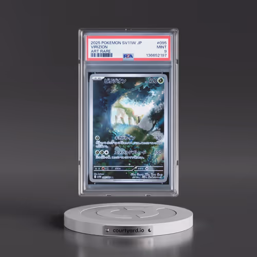 2025 Pokémon Sv11w-White Flare #095 Virizion - Art Rare (PSA 9 MINT)