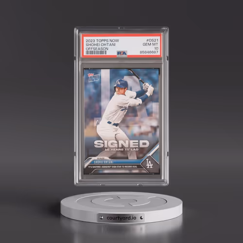 2023 Topps Now Offseason #OS21 Shohei Ohtani (PSA 10 GEM MINT)