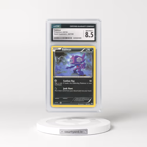 2012 Dark Explorers #62/108 Sableye (CGC 8.5 NM-MT+)