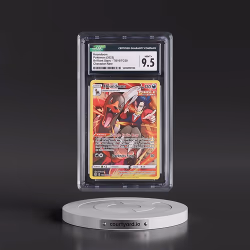 2022 Brilliant Stars #TG10/TG30 Houndoom - Trainer Gallery Holo (CGC 9.5 MINT+)