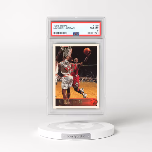1996 Topps #139 Michael Jordan (PSA 8 NM-MT)