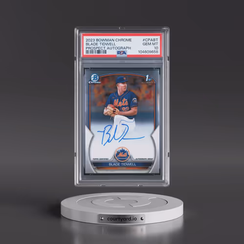 2023 Bowman Chrome Prospect Autographs #CPABT Blade Tidwell (PSA 10 GEM MINT)