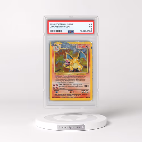 1999 Pokémon Game #4 Charizard - Holo (PSA 1 PR)