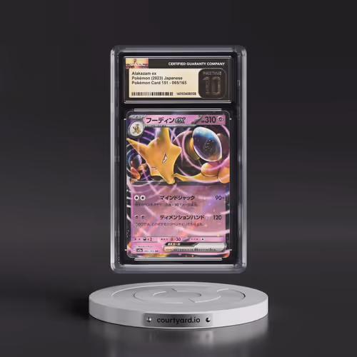 2023 Pokémon Card 151 #065/165 Alakazam ex (CGC 10 PRISTINE)