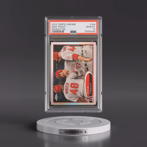 2012 Topps Chrome #144 Mike Trout - Refractor (PSA 10 GEM MINT)