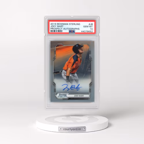 2019 Bowman Sterling Prospect Autographs #JB Joey Bart (PSA 10 GEM MINT)