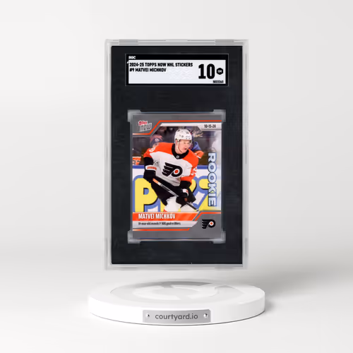 2024 Topps Now Nhl Stickers #9 Matvei Michkov (SGC 10 GEM MINT)