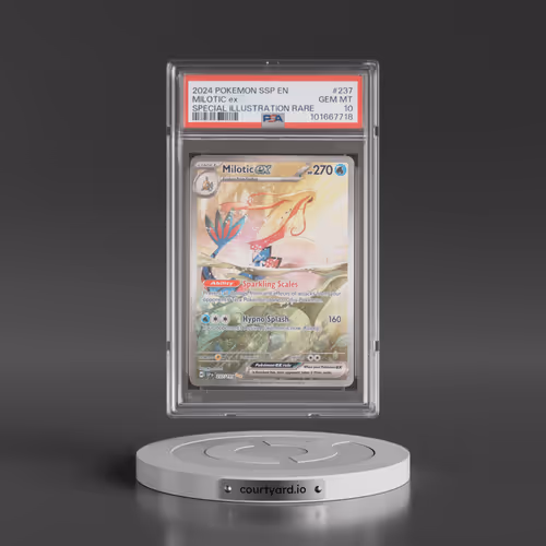 2024 Pokémon Ssp EN-Surging Sparks #237 Milotic EX - Holo Special Illustration Rare (PSA 10 GEM MINT)