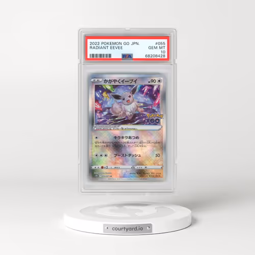 2022 Pokémon Go #055 Radiant Eevee - Holo (PSA 10 GEM MINT)