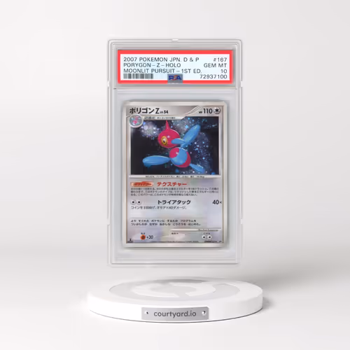 2007 Pokémon Diamond & Pearl Moonlit Pursuit #167 Porygon-Z - 1st Edition Holo (PSA 10 GEM MINT)