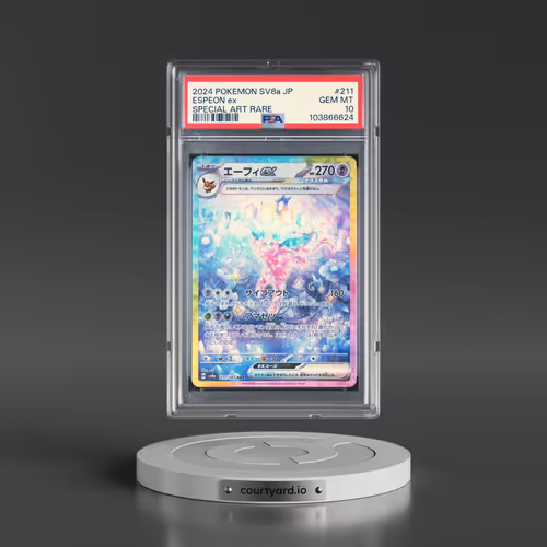 2024 Pokémon Sv8a-Terastal Fest EX #211 Espeon EX - Holo Special Art Rare (PSA 10 GEM MINT)