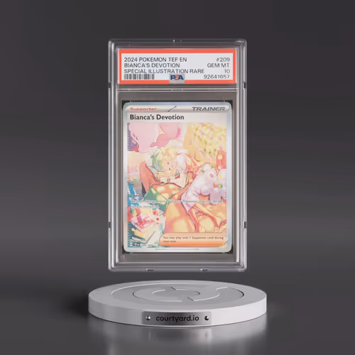2024 Pokémon Tef EN-Temporal Forces #209 Bianca's Devotion - Special Illustration Rare (PSA 10 GEM M