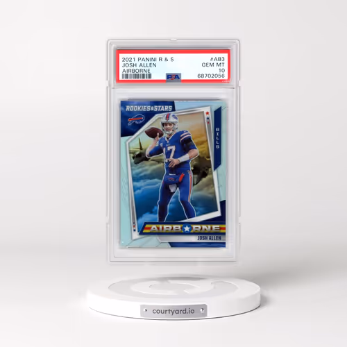 2021 Panini Rookies & Stars Airborne #AB3 Josh Allen (PSA 10 GEM MINT)