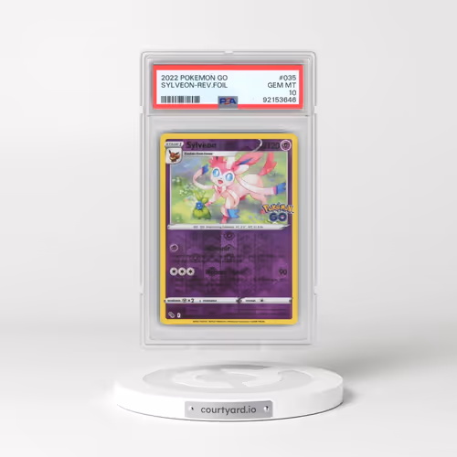 2022 Pokémon Go #035 Sylveon - Reverse Foil (PSA 10 GEM MINT)