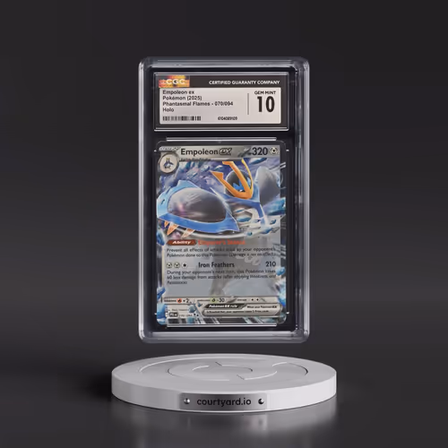 2025 Phantasmal Flames - PFL EN #070/094 Empoleon ex - Holo (CGC 10 GEM MINT)