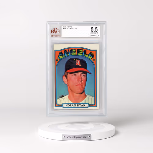 1972 Topps #595 Nolan Ryan (BVG 5.5 EX+)