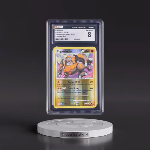 2009 Supreme Victors #10/147 Rhyperior - Reverse Holo (CGC 8 NM-MT)