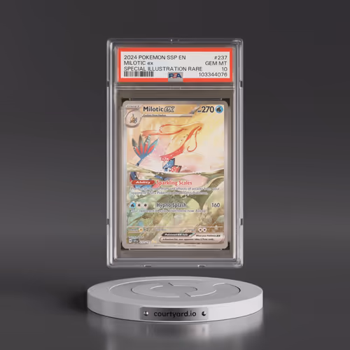 2024 Pokémon Ssp EN-Surging Sparks #237 Milotic EX - Holo Special Illustration Rare (PSA 10 GEM MINT