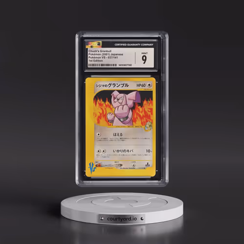 2001 Pokémon VS #037/141 Chuck's Granbull - 1st Edition (CGC 9 MINT)
