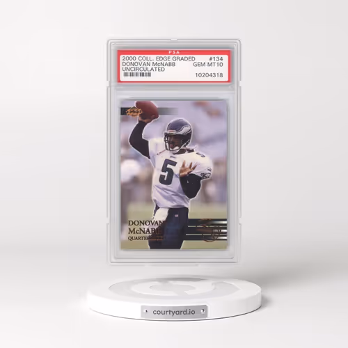 2000 Collector's Edge Graded #134 Donovan Mcnabb - Uncirculated (PSA 10 GEM MINT)