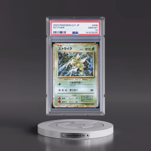 2023 Pokémon Clf-Trading Card Game Classic Venusaur & Lugia EX Deck #006 Scyther (PSA 10 GEM MINT)