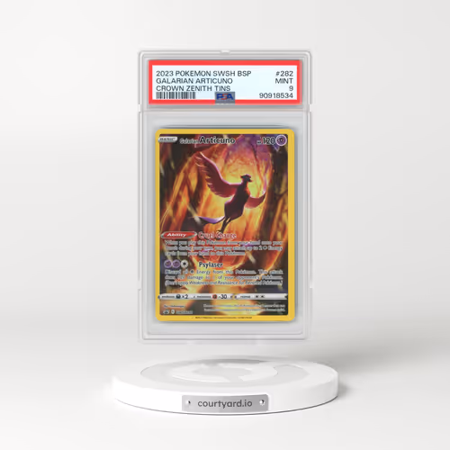2023 Pokémon Swsh Black Star Promo #282 Galarian Articuno - Crown Zenith Tins (PSA 9 MINT)