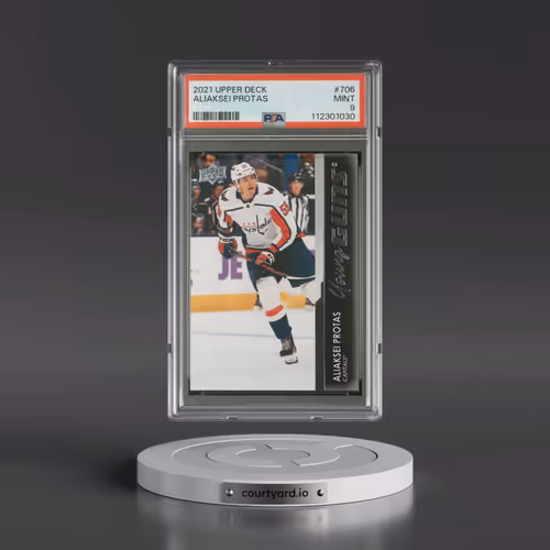 2021-2022 Upper Deck #706 Aliaksei Protas (PSA 9 MINT)