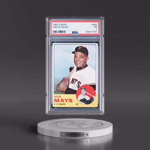 1963 Topps #300 Willie Mays (PSA 1 PR)