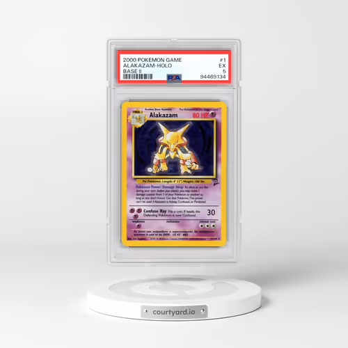 2000 Pokémon Game Base II #1 Alakazam - Holo (PSA 5 EX)