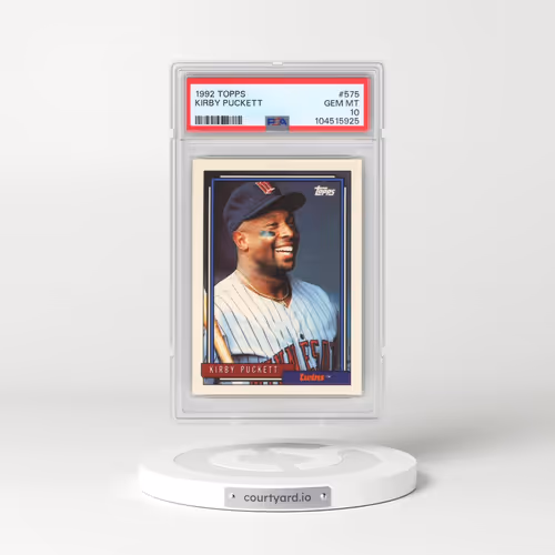 1992 Topps #575 Kirby Puckett (PSA 10 GEM MINT)
