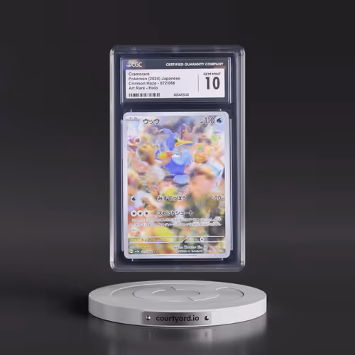 2024 Pokémon Sv5a-Crimson Haze #072 Cramorant - Art Rare (CGC 10 GEM MINT)