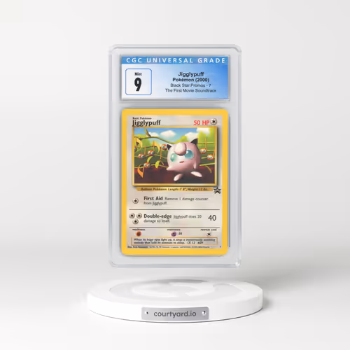 1999 Black Star Promo #7 Jigglypuff (CGC 9 MINT)