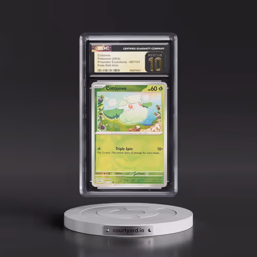 2024 Prismatic Evolutions - PRE EN #007/131 Cottonee - Poké Ball Holo (CGC 10 PRISTINE)