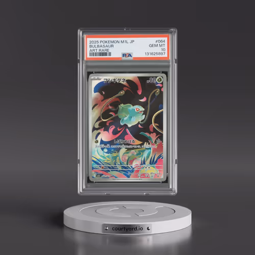2025 Pokémon M1l-Mega Brave #064 Bulbasaur - Art Rare (PSA 10 GEM MINT)