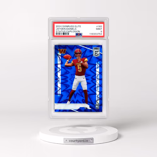 2024 Panini Donruss Elite #165 Jayden Daniels - Status Explosion (PSA 9 MINT)