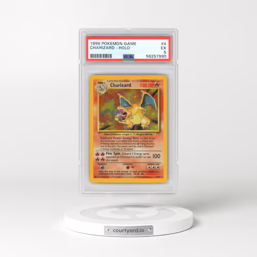 1999 Pokémon Game #4 Charizard - Holo (PSA 5 EX)