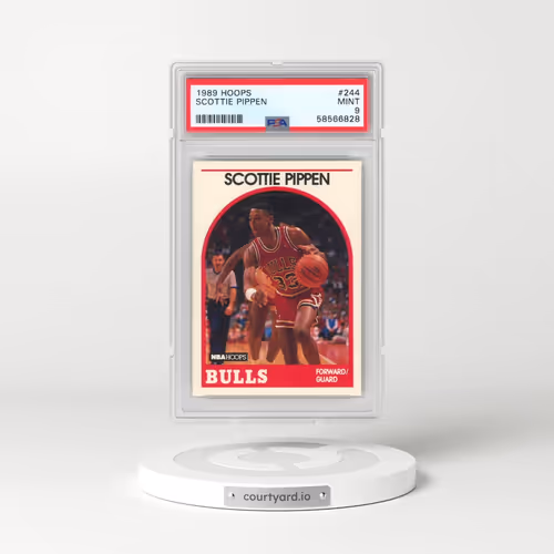 1989 Hoops #244 Scottie Pippen (PSA 9 MINT)