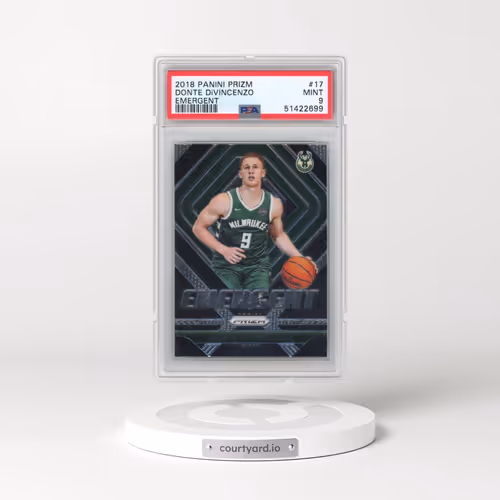2018 Panini Prizm Emergent #17 Donte DiVincenzo (PSA 9 MINT)