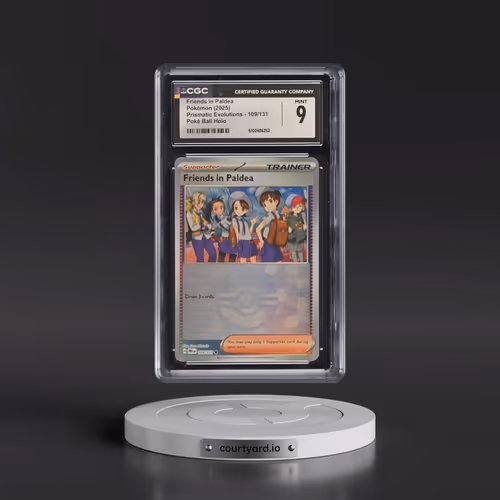 2025 Prismatic Evolutions - PRE EN #109/131 Friends in Paldea - Poké Ball Holo (CGC 9 MINT)
