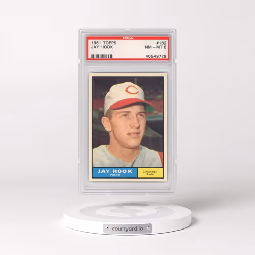 1961 Topps #162 Jay Hook (PSA 8 NM-MT)