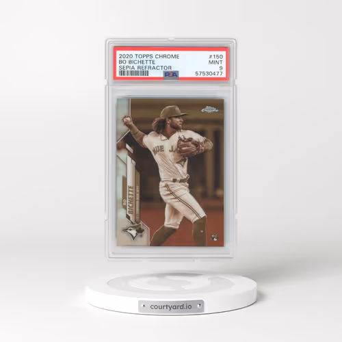 2020 Topps Chrome #150 Bo Bichette - Sepia Refractor (PSA 9 MINT)