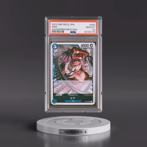 2023 One Piece Japanese Awakening of the New Era #050 Hina (PSA 10 GEM MINT)