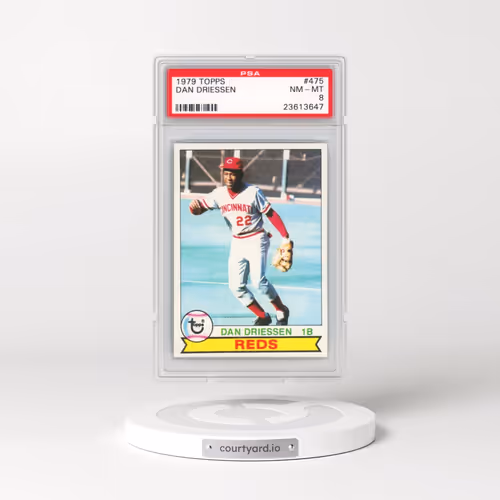 1979 Topps #475 Dan Driessen (PSA 8 NM-MT)