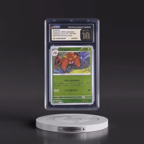 2023 Pokémon Card 151 #047/165 Parasect - Reverse Holo Poké Ball (CGC 10 PRISTINE)