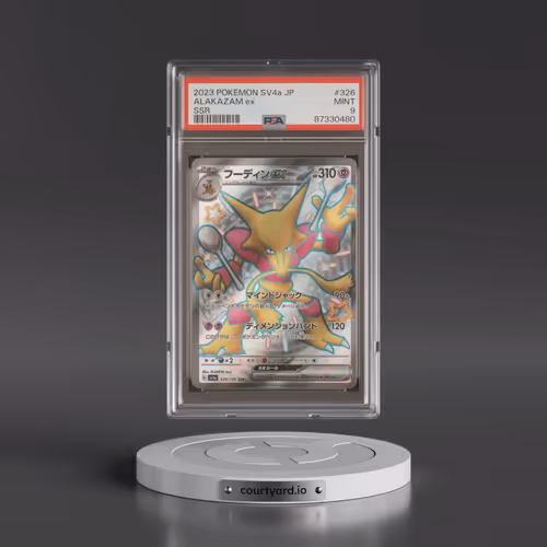 2023 Pokémon Sv4a-Shiny Treasure EX #326 Alakazam EX - Holo Ssr (PSA 9 MINT)