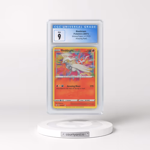2021 Shining Fates #017/072 Reshiram - Amazing Rare Holo (CGC 9 MINT)