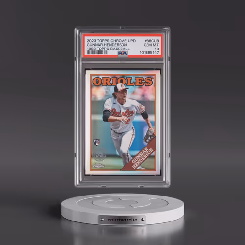 2023 Topps Chrome Update 1988 Topps Baseball #88CU8 Gunnar Henderson (PSA 10 GEM MINT)