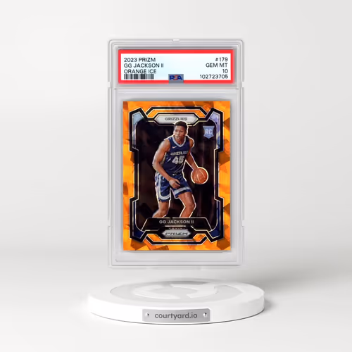 2023 Panini Prizm #179 GG Jackson II - Orange Ice (PSA 10 GEM MINT)