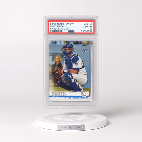 2019 Topps Update #US199 Will Smith - Catcher's Gear (PSA 10 GEM MINT)